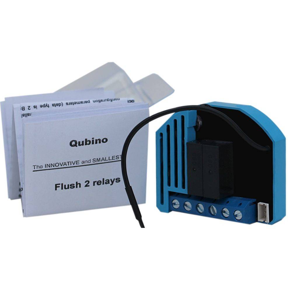 ZMNHBD1 Flush 2 relays QUBINO